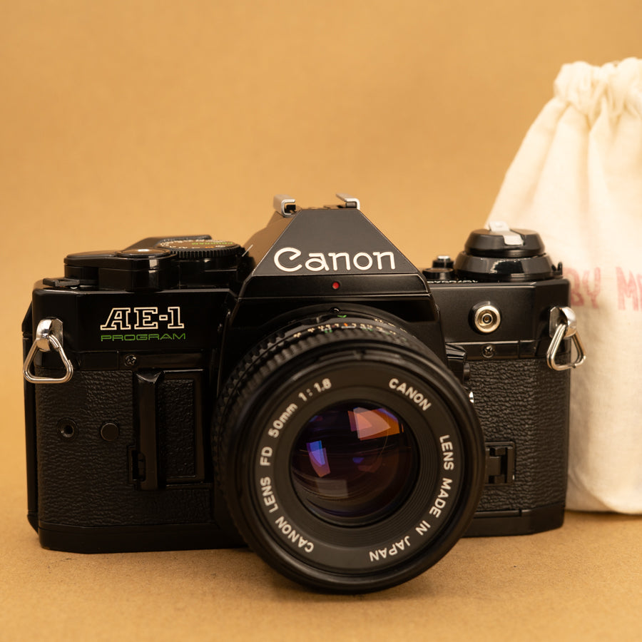 1円 ～ Canon AE-1 PROGRAM ブラック フィルム一眼レフカメラ ボディ