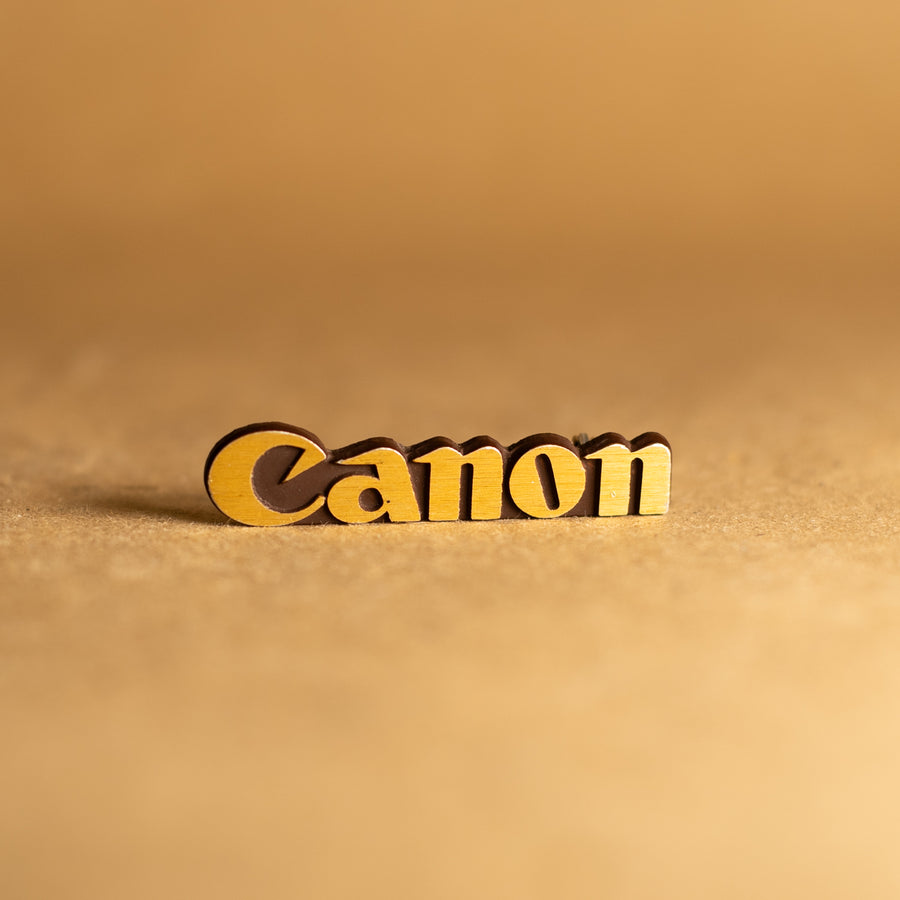 Handmade Canon Logo Pin