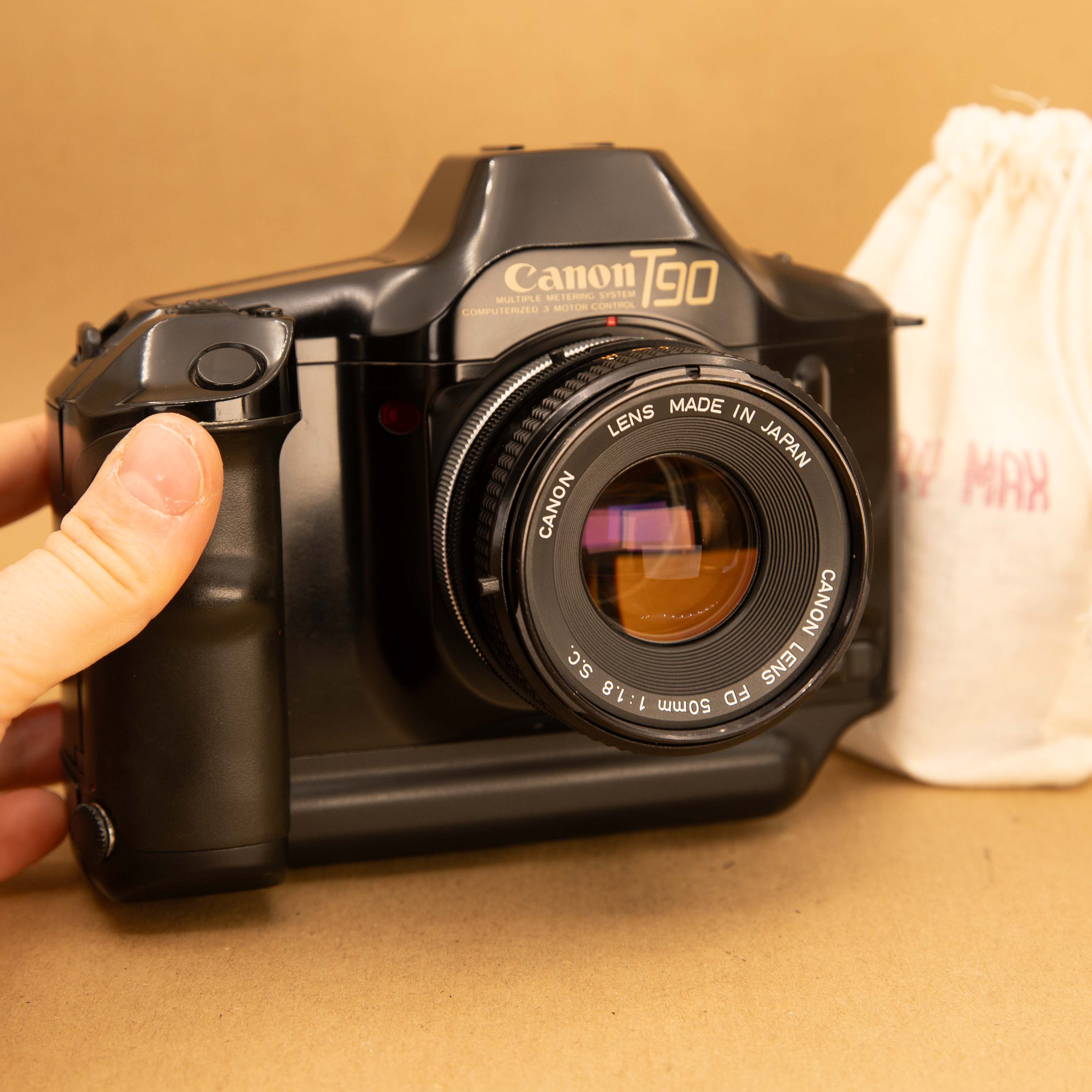 Canon T90 with Canon 50mm f/1.8 Lens 35mm Film Camera – Cameras By