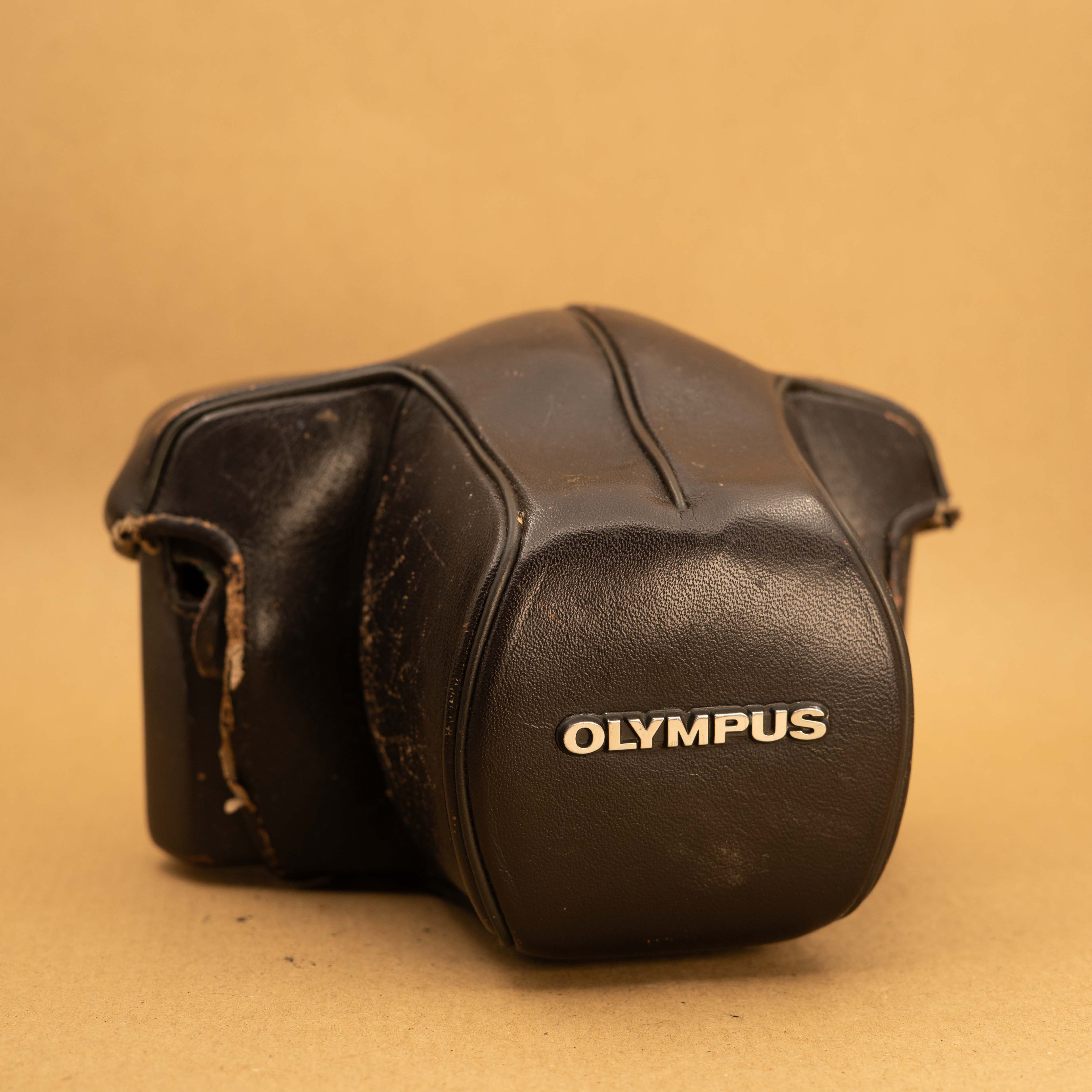 Dark Brown Olympus OM-1 SLR Camera Case for Olympus 35mm Film