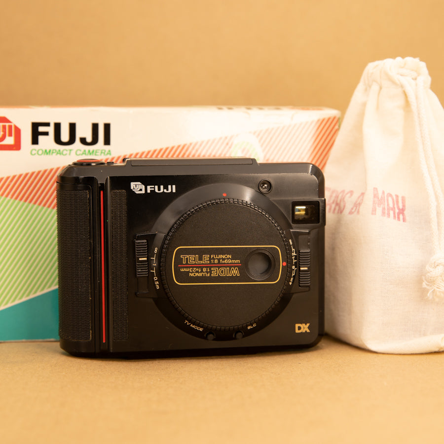 希少】FUJI TWING TW-3 DX TELE WIDE ハーフカメラ 希少】FUJI TWING