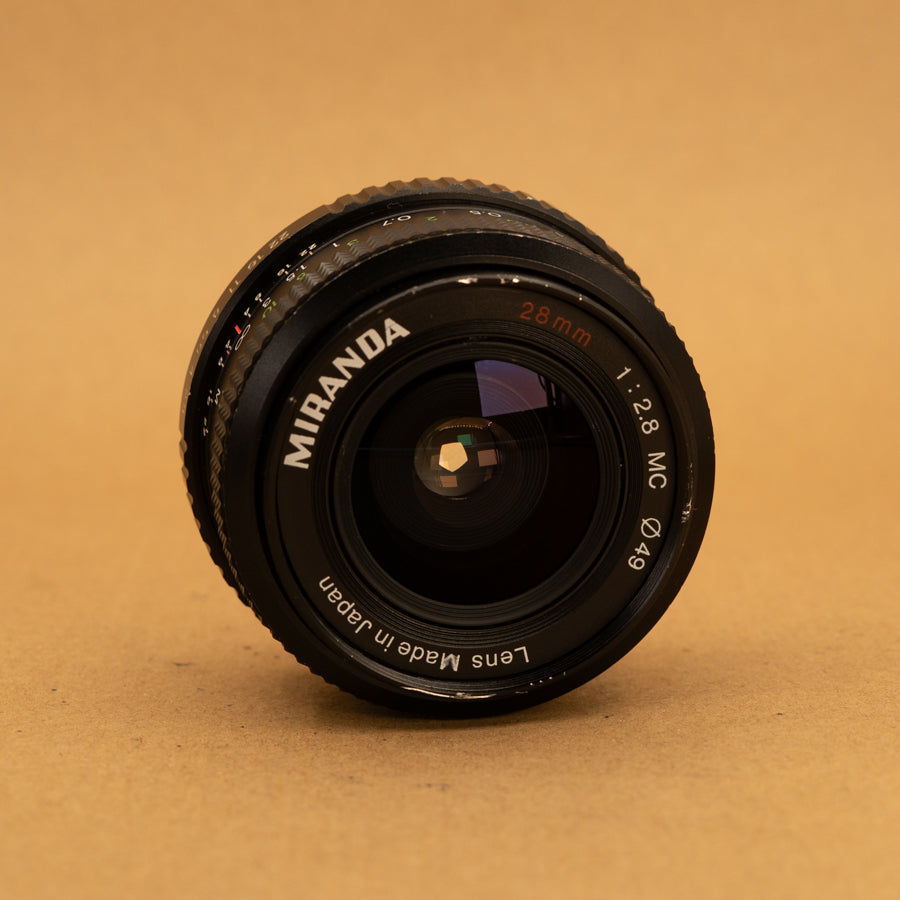 Miranda 28mm f/2.8 Lens for Pentax K Mount – Cameras By Max Ltd