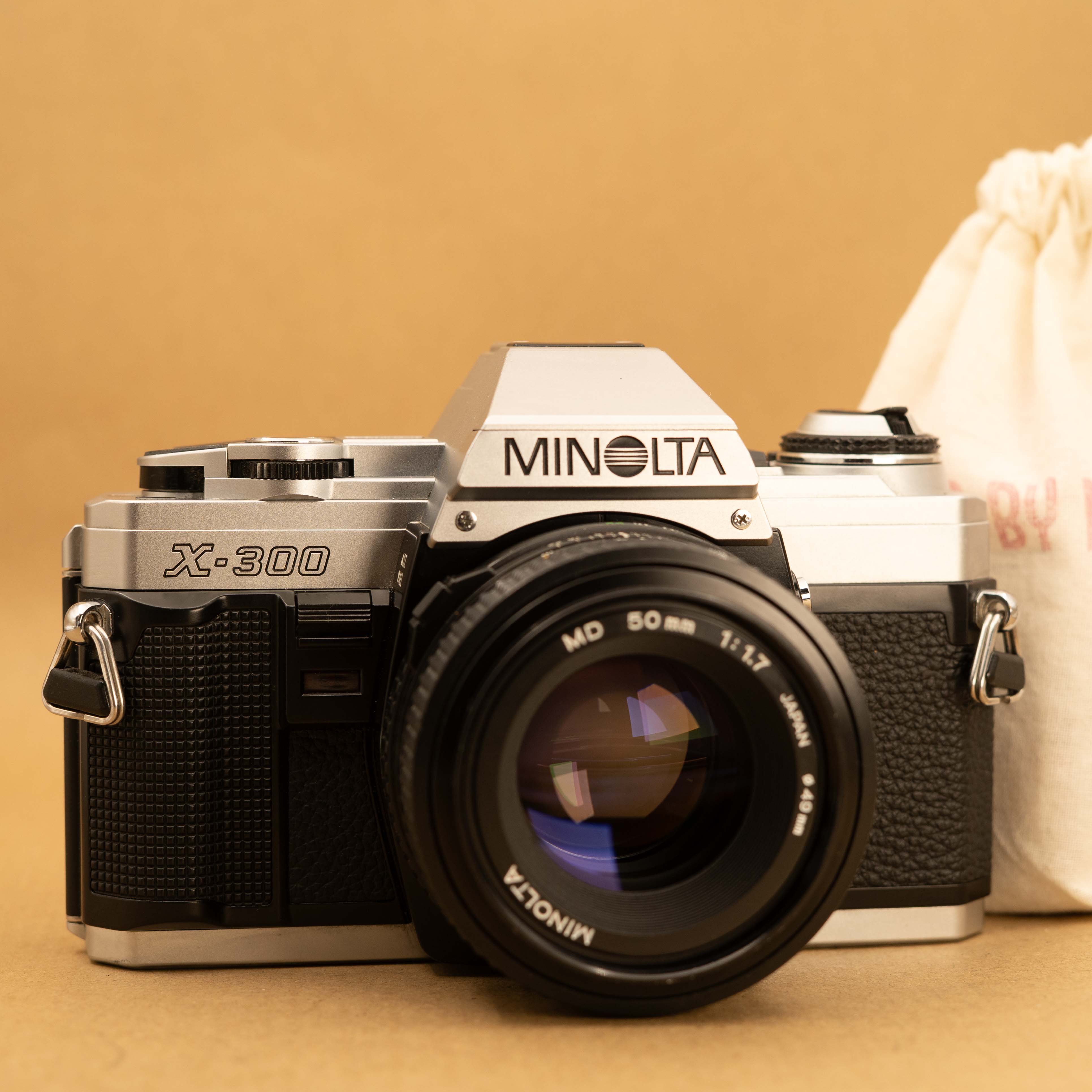 Minolta X-300 with 50mm f/1.7 Lens 35mm SLR Film Camera - Refurbished –  Cameras By Max Ltd