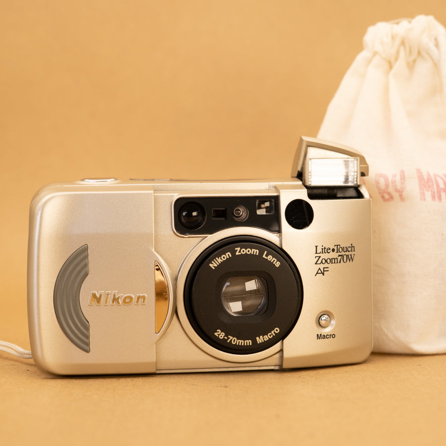 Nikon Lite Touch Zoom 70WS AF 35mm Film Camera for Beginners