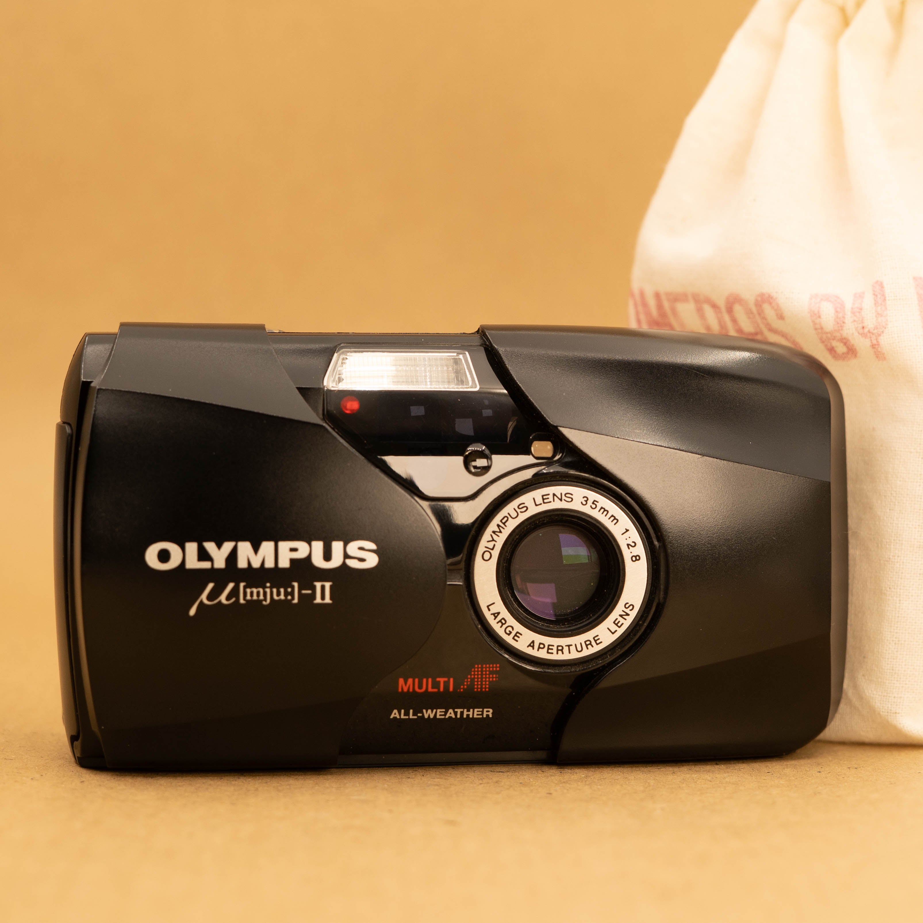 Olympus Mju II 35mm Point and Shoot with Roll of Film