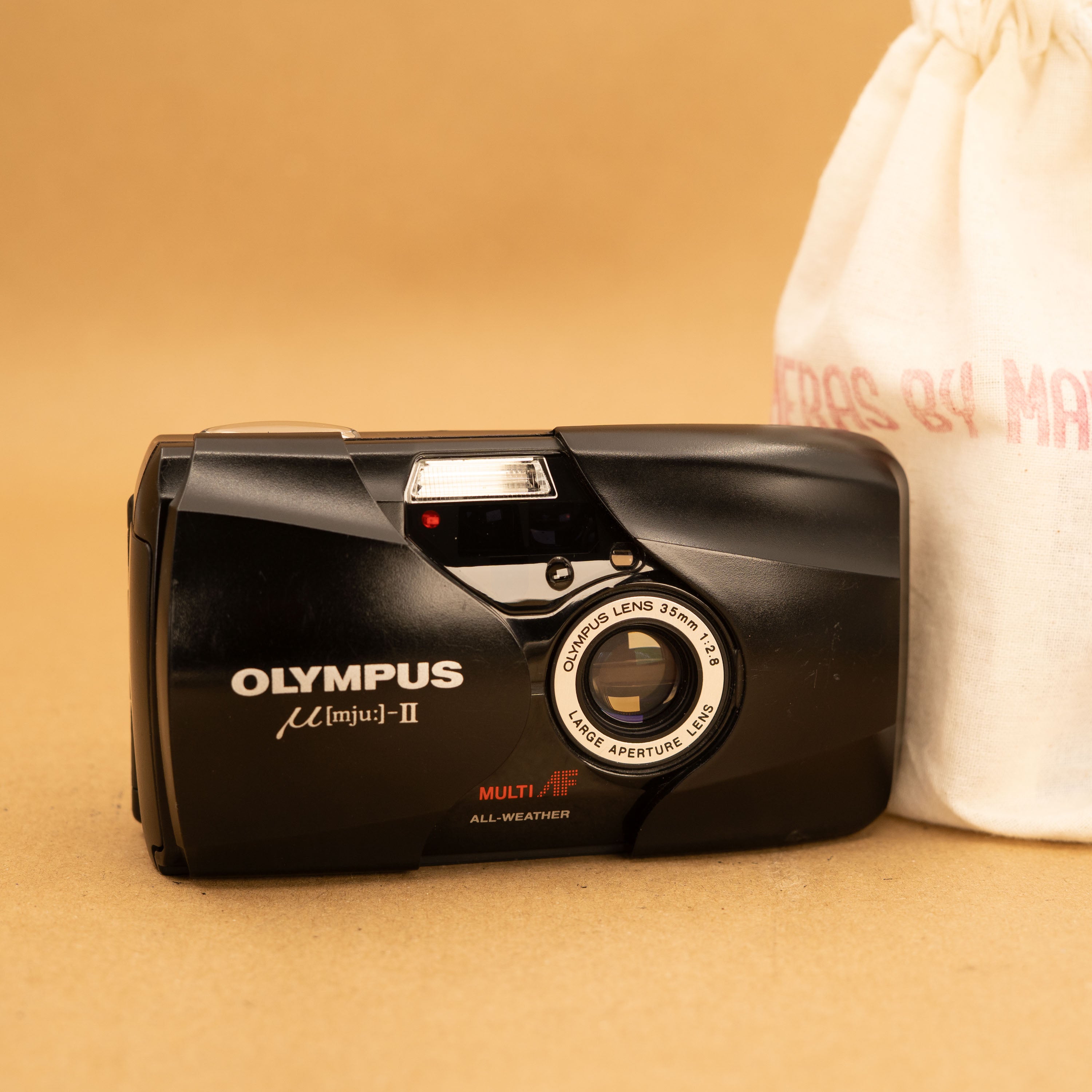 Olympus Mju II 35mm Point and Shoot with Roll of Film