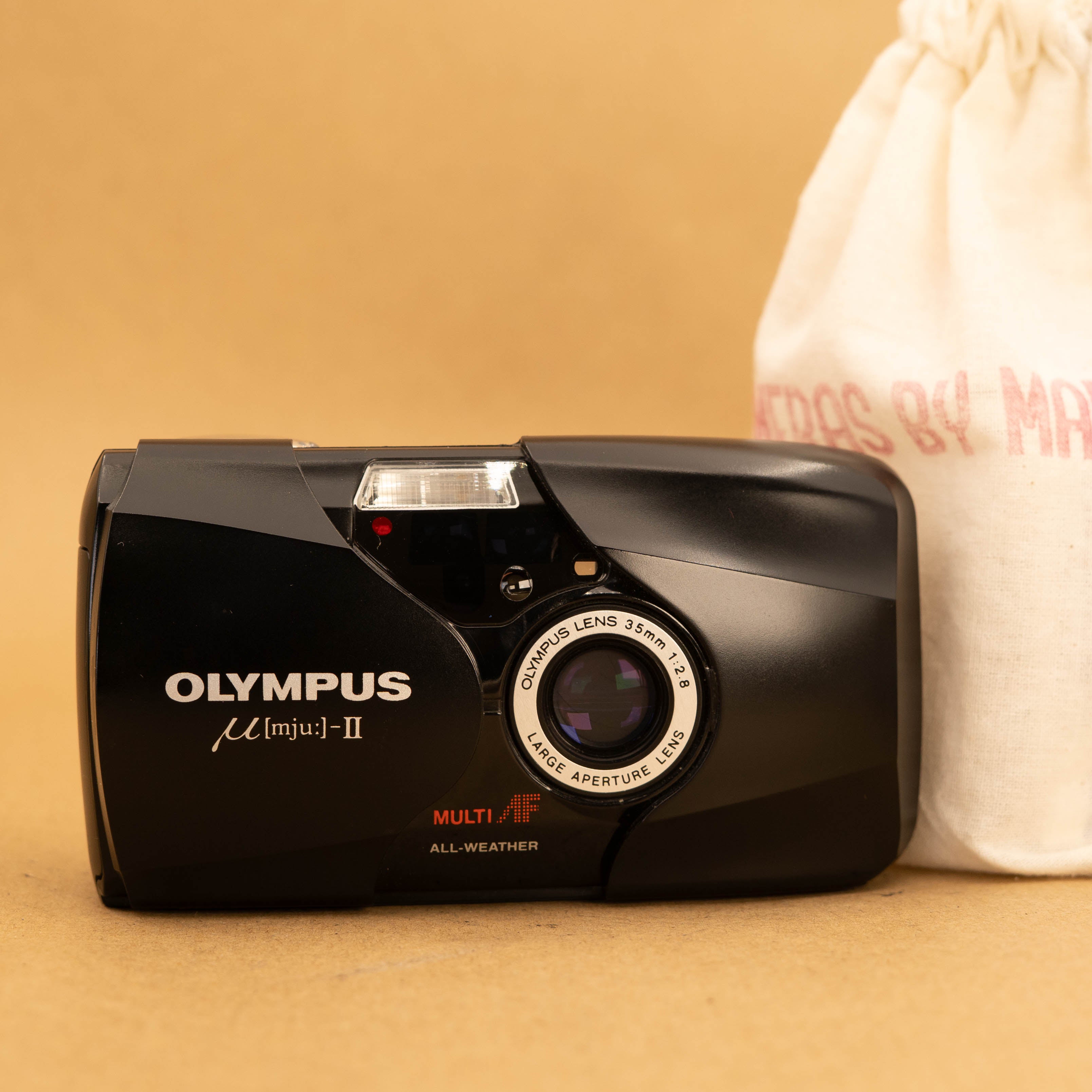 Olympus Mju II 35mm Point and Shoot with Roll of Film