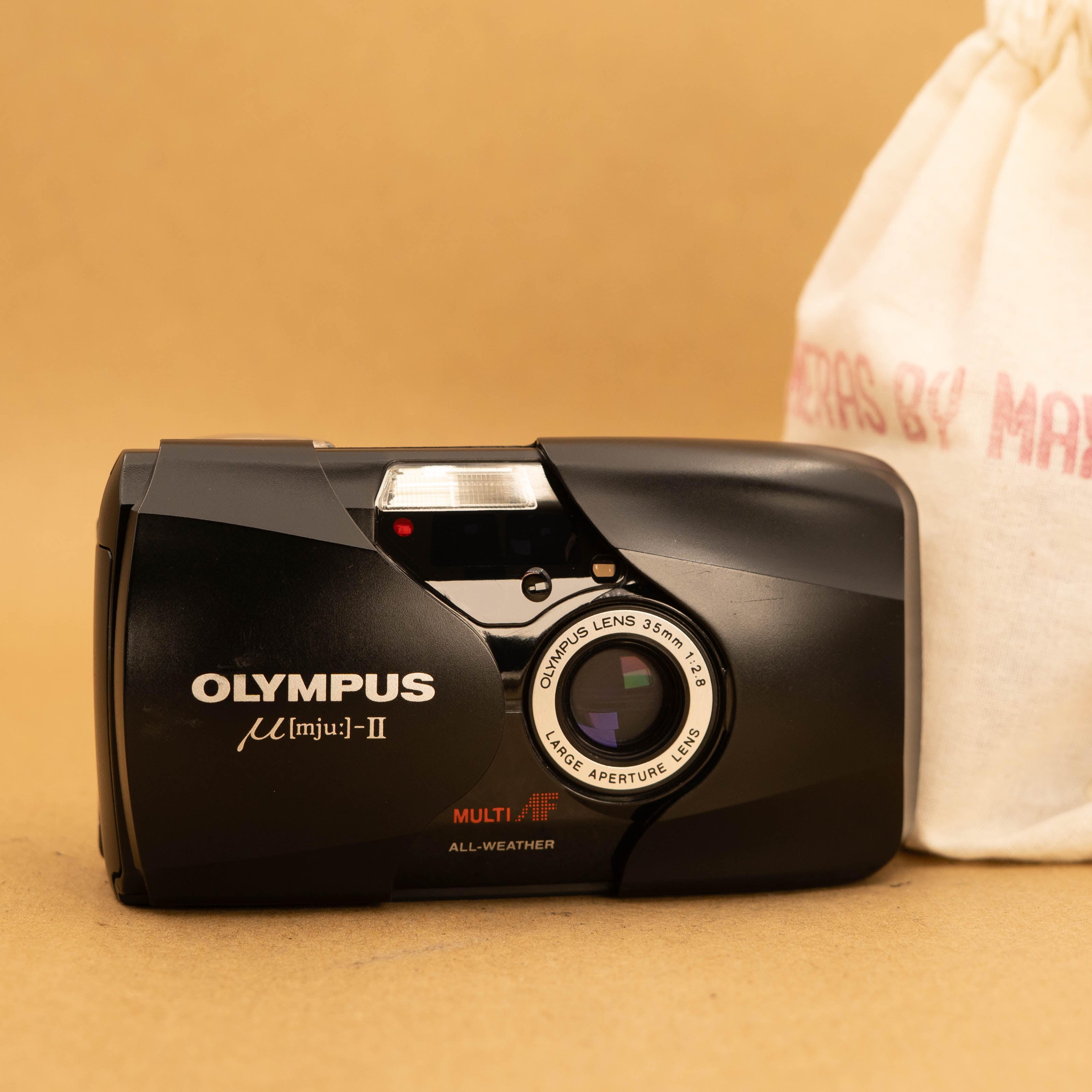 Olympus Mju II 35mm Point and Shoot with Roll of Film