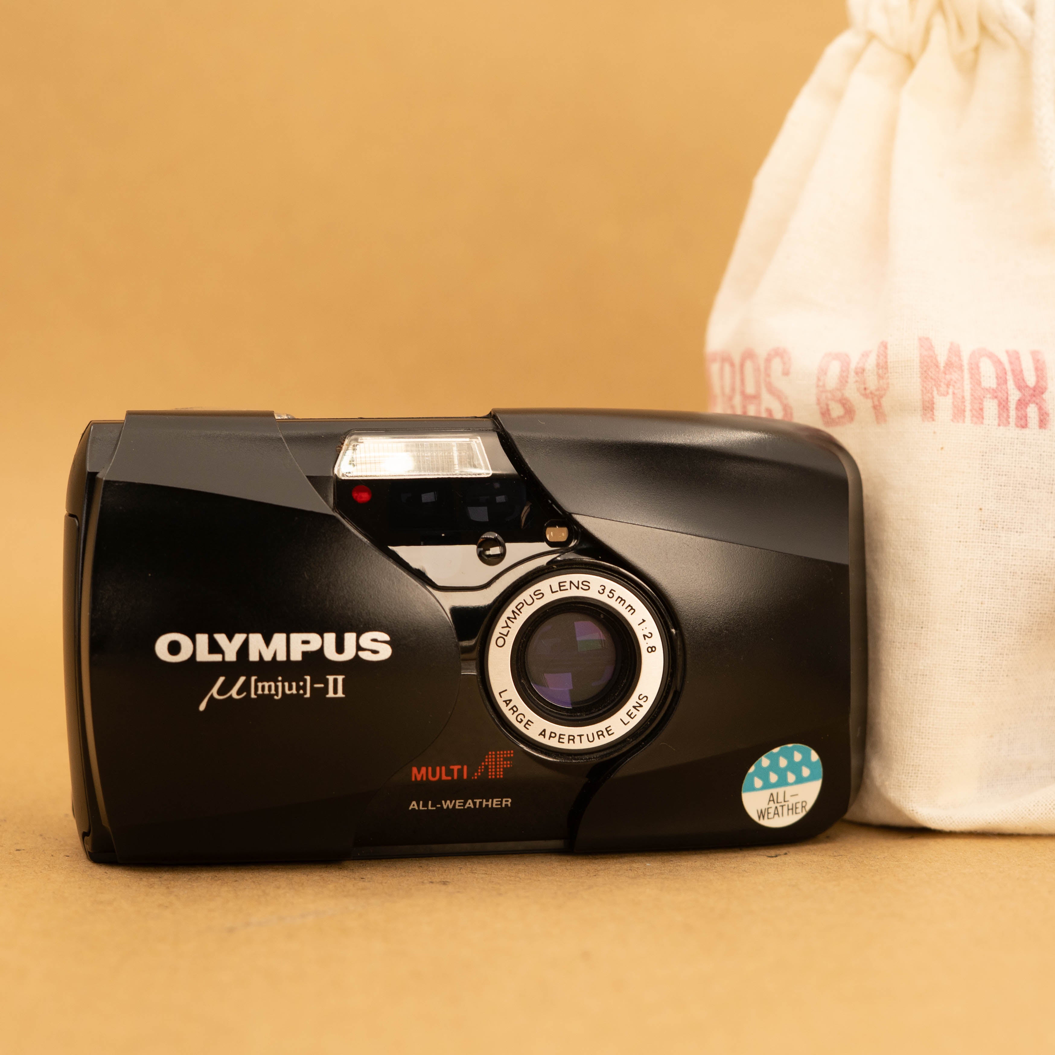 Olympus Mju II 35mm Point and Shoot with Roll of Film