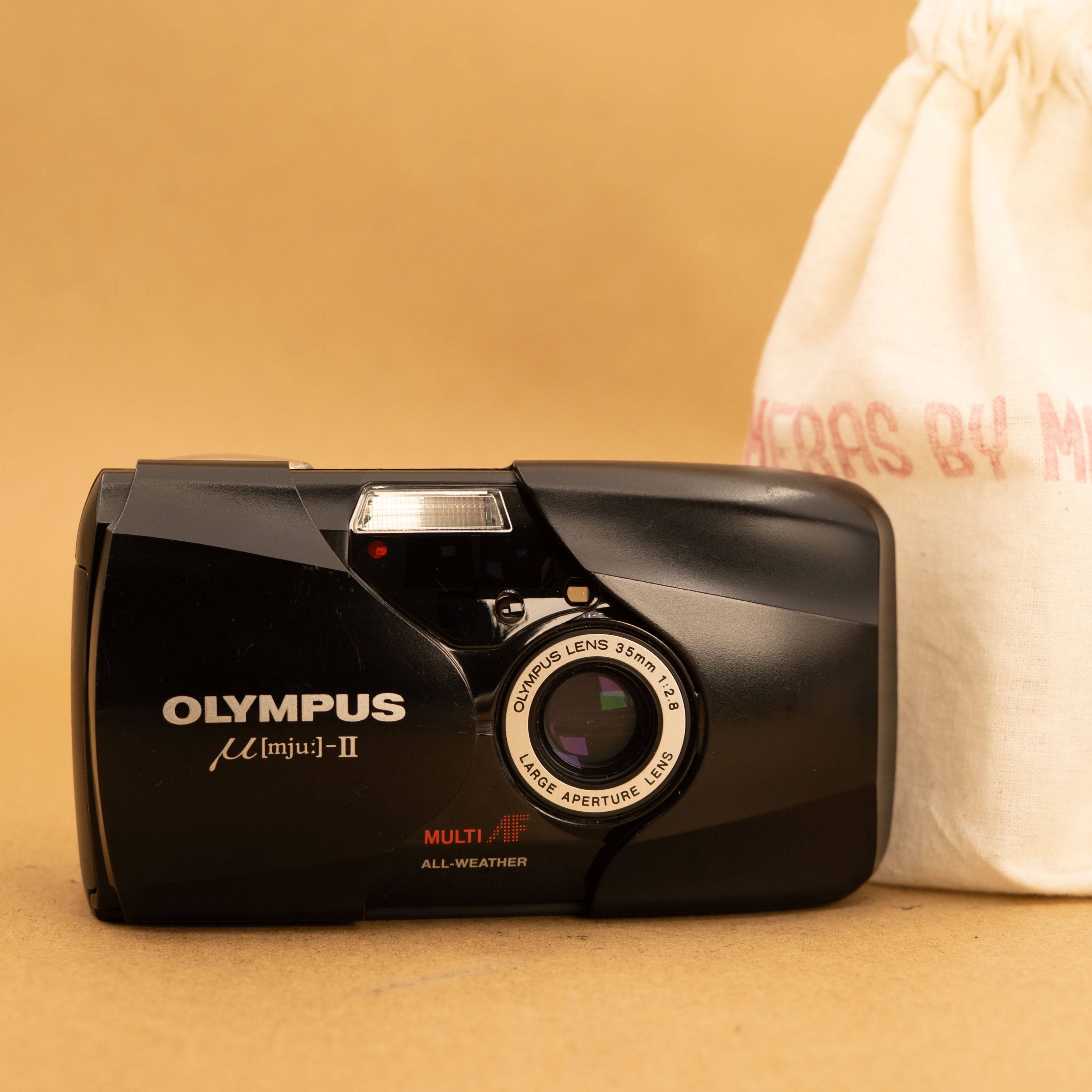 Olympus Mju II 35mm Point and Shoot with Roll of Film