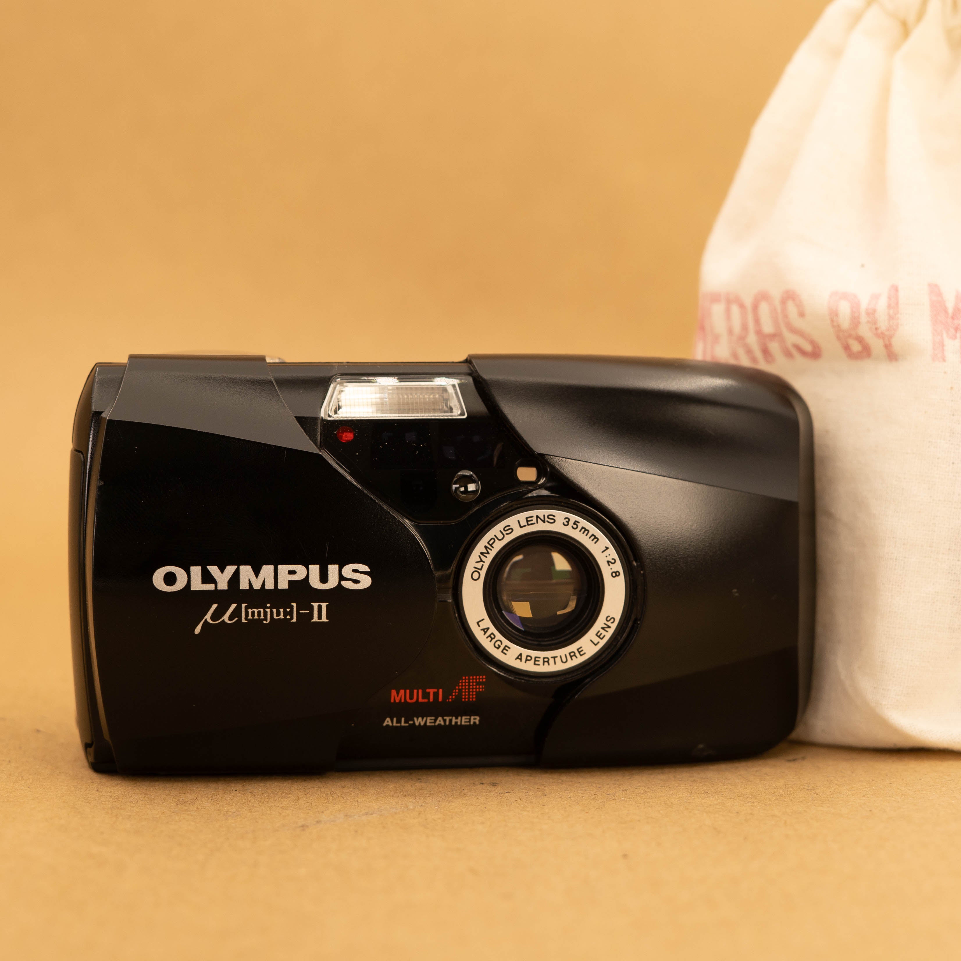 Olympus Mju II 35mm Point and Shoot with Roll of Film