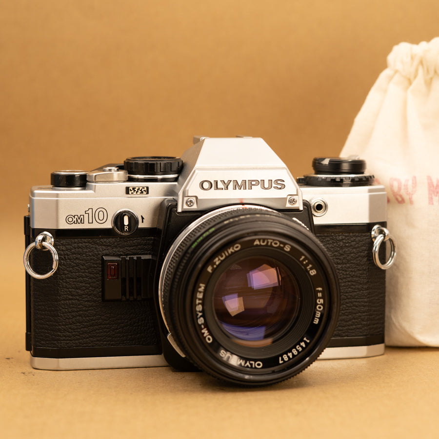 Olympus OM10 with 50mm f/1.8 Lens 35mm Film Camera - Refurbished