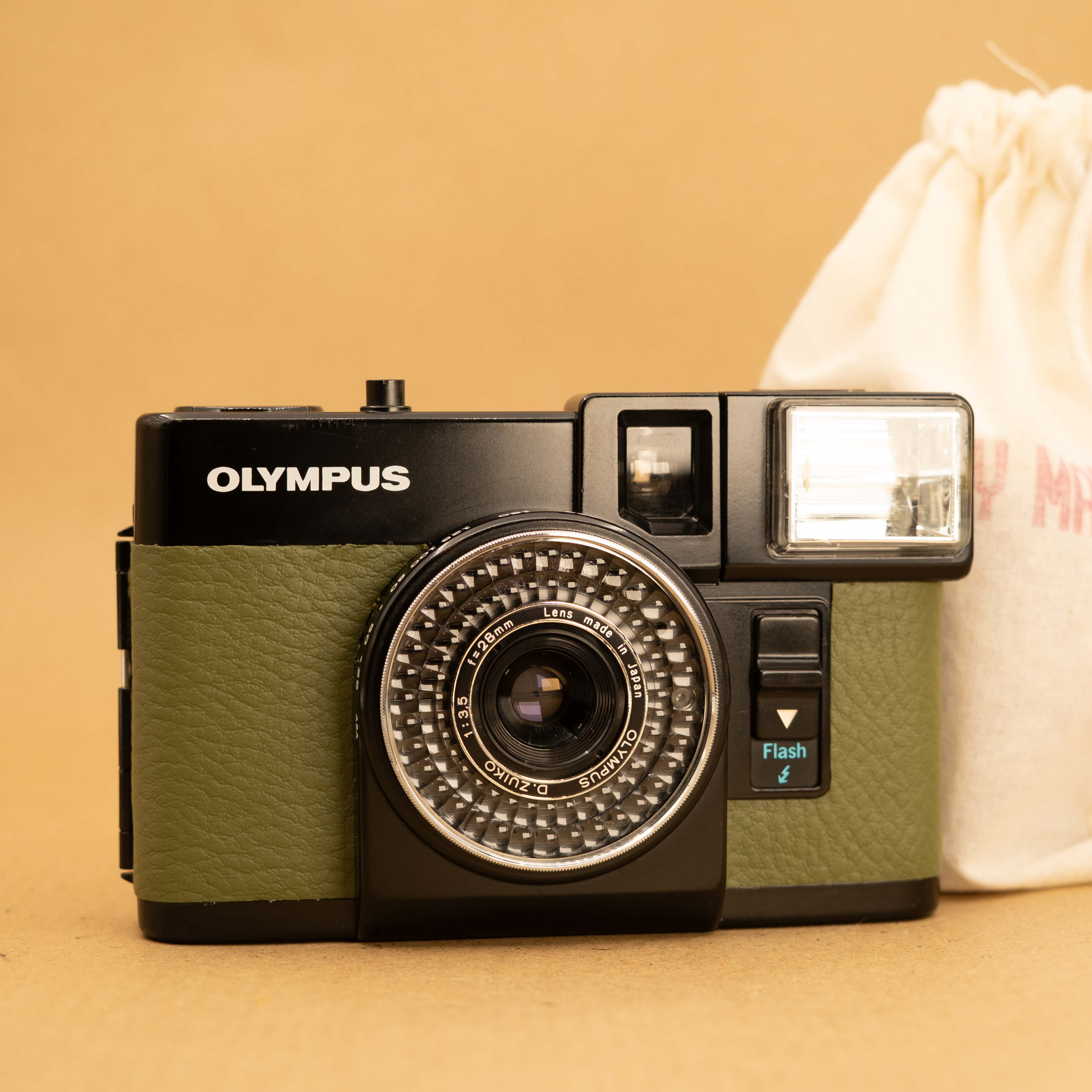 Olympus Pen EF Half-frame 35mm Film Camera with Flash