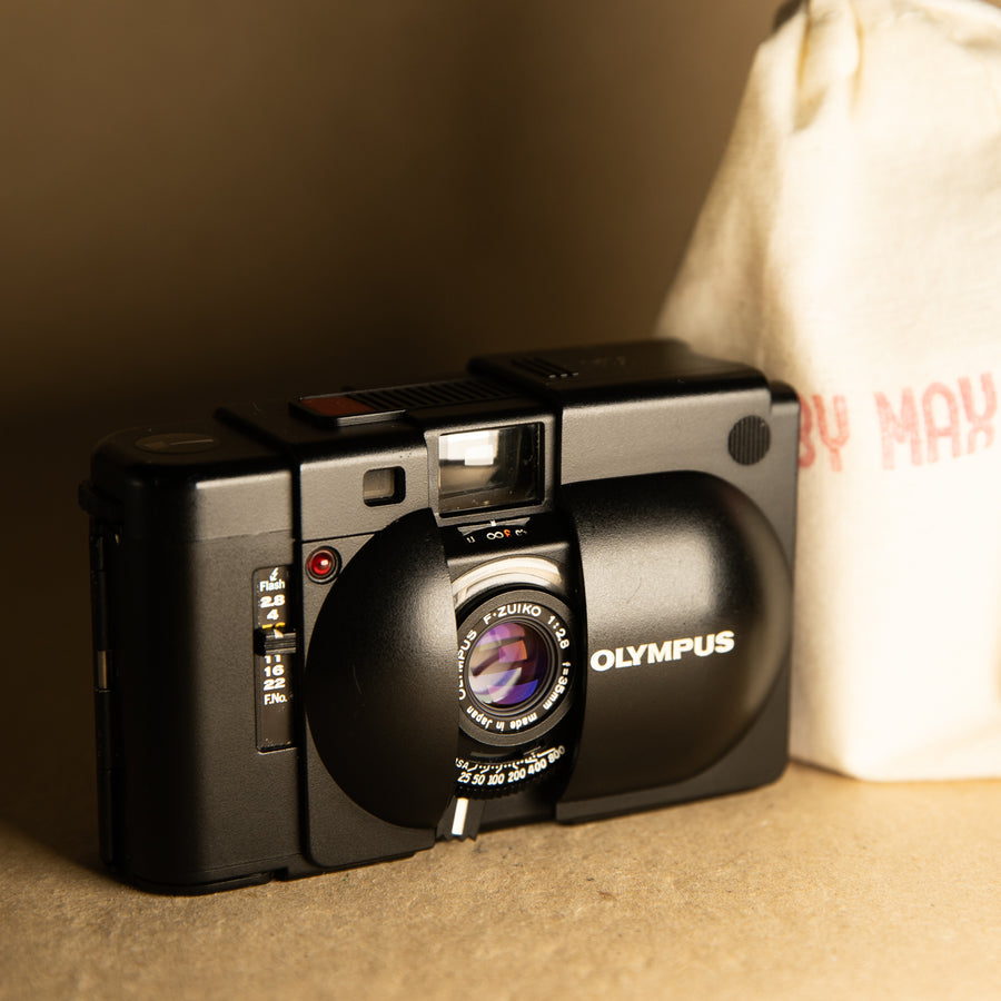 Olympus XA 35mm point and shoot film camera
