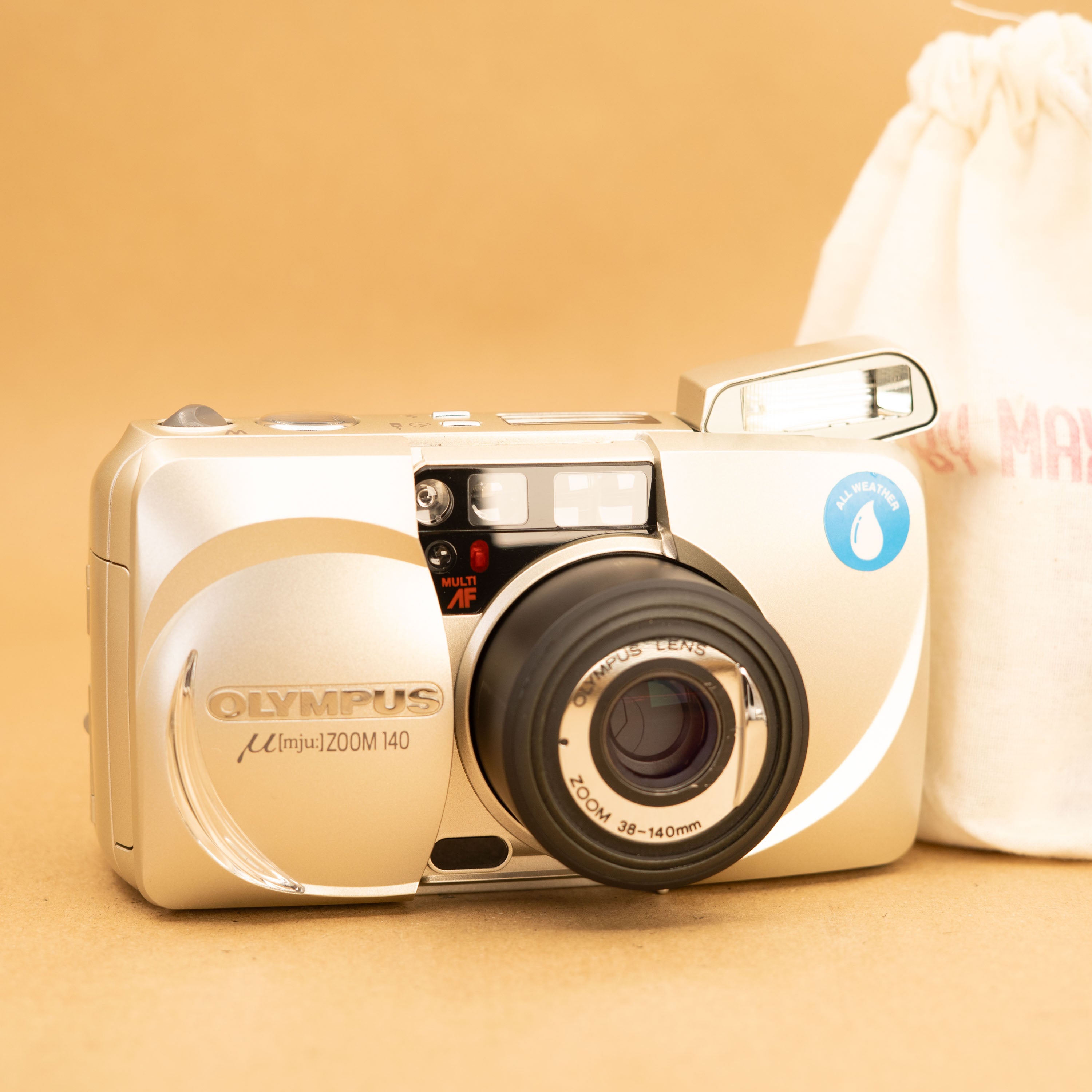 Olympus Mju Zoom 140 35mm Point and Shoot Camera - Refurbished
