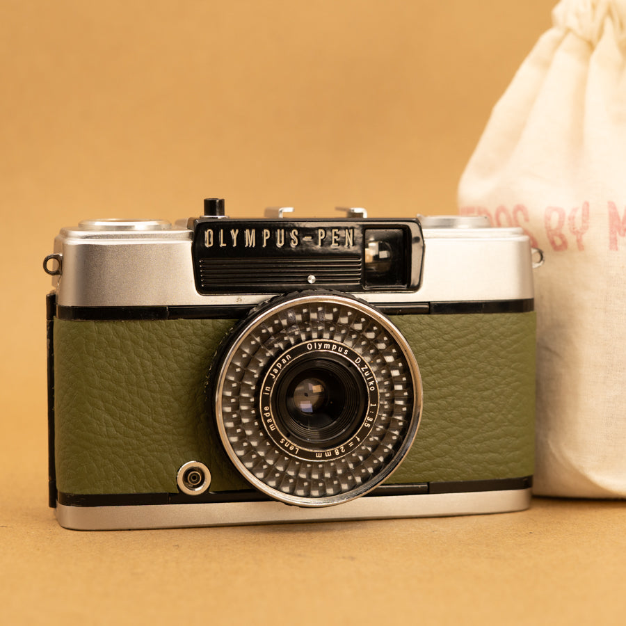 OLYMPUS PEN】フィルムカメラ オリーブグリーン EE-3 Green Olympus 
