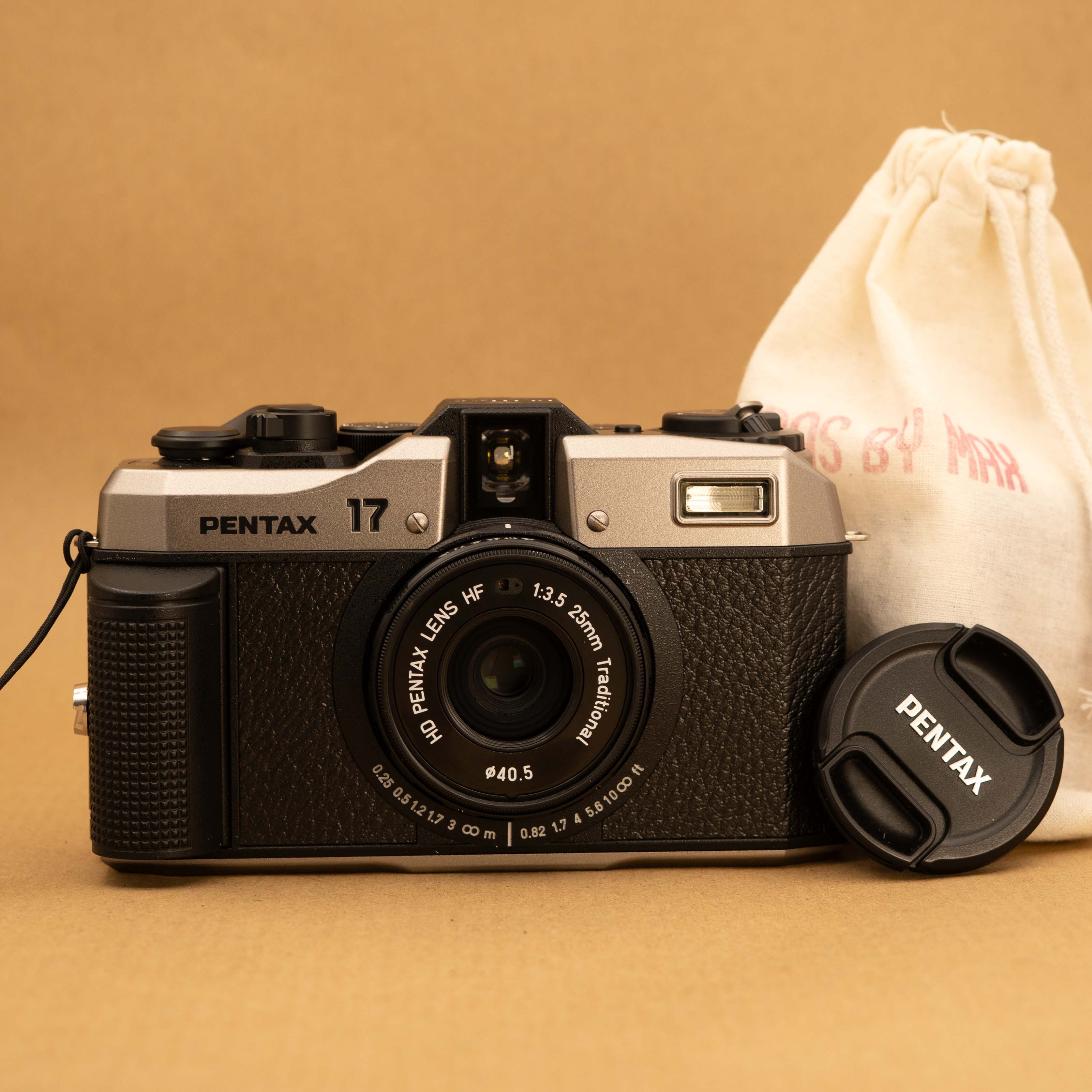 Pentax 17 35mm Half-frame Film Camera in with Roll of Film
