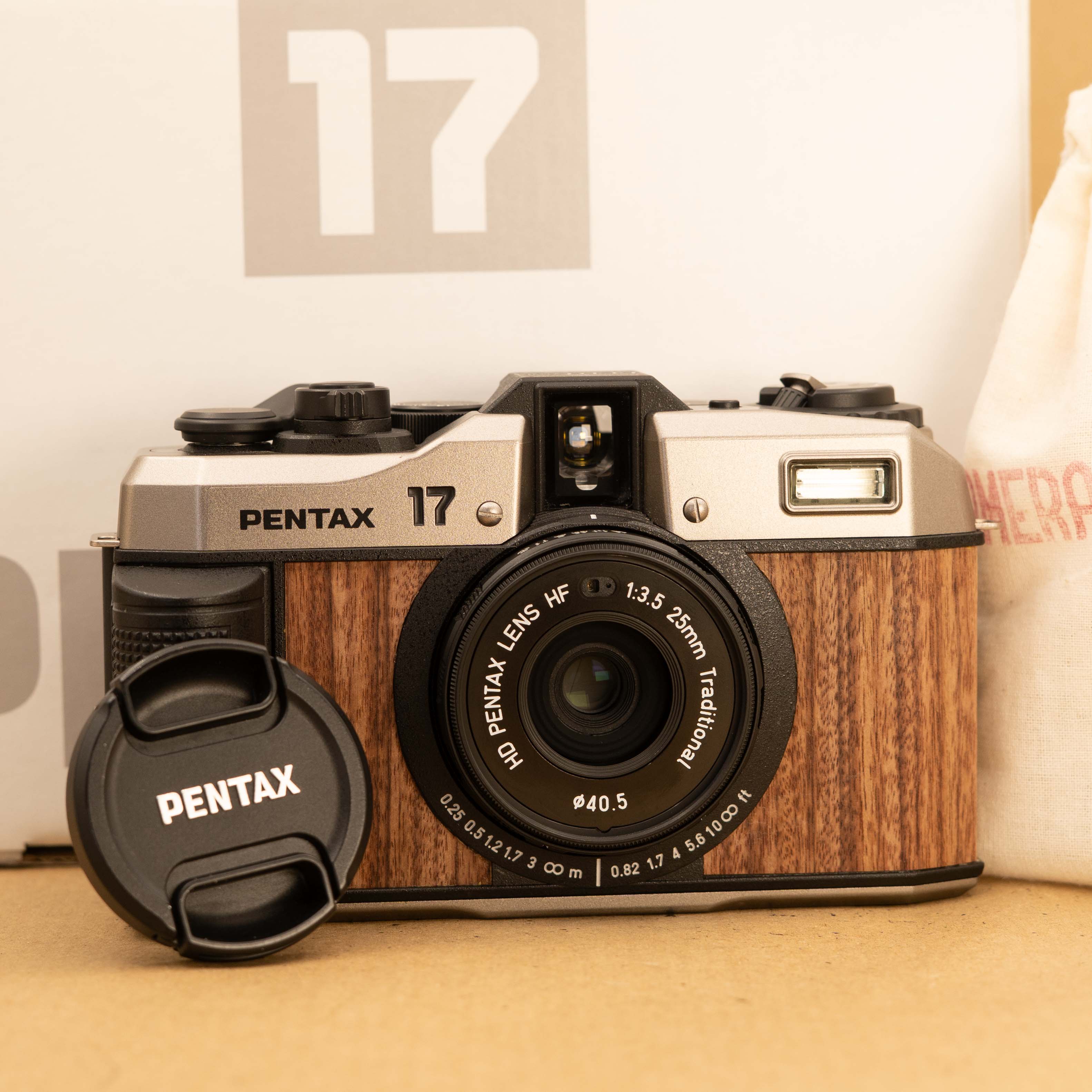 Pentax 17 35mm Half-frame Film Camera in with Roll of Film