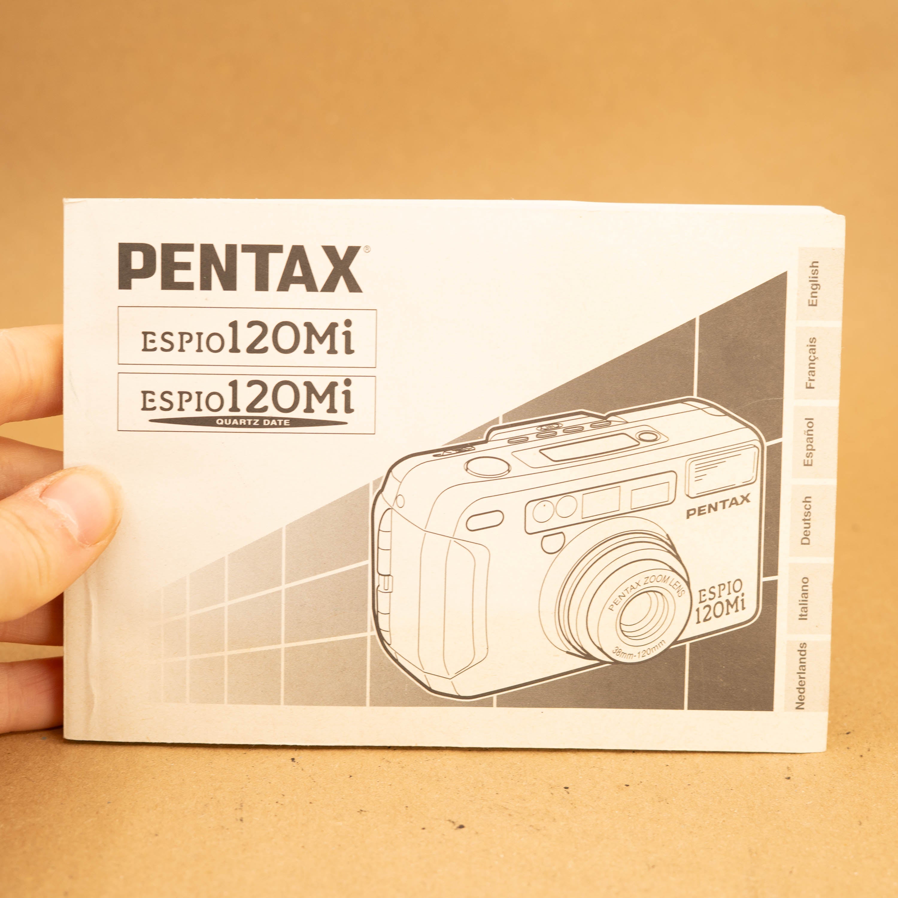 Original Pentax Espio 120Mi Instruction Manual – Cameras By Max Ltd