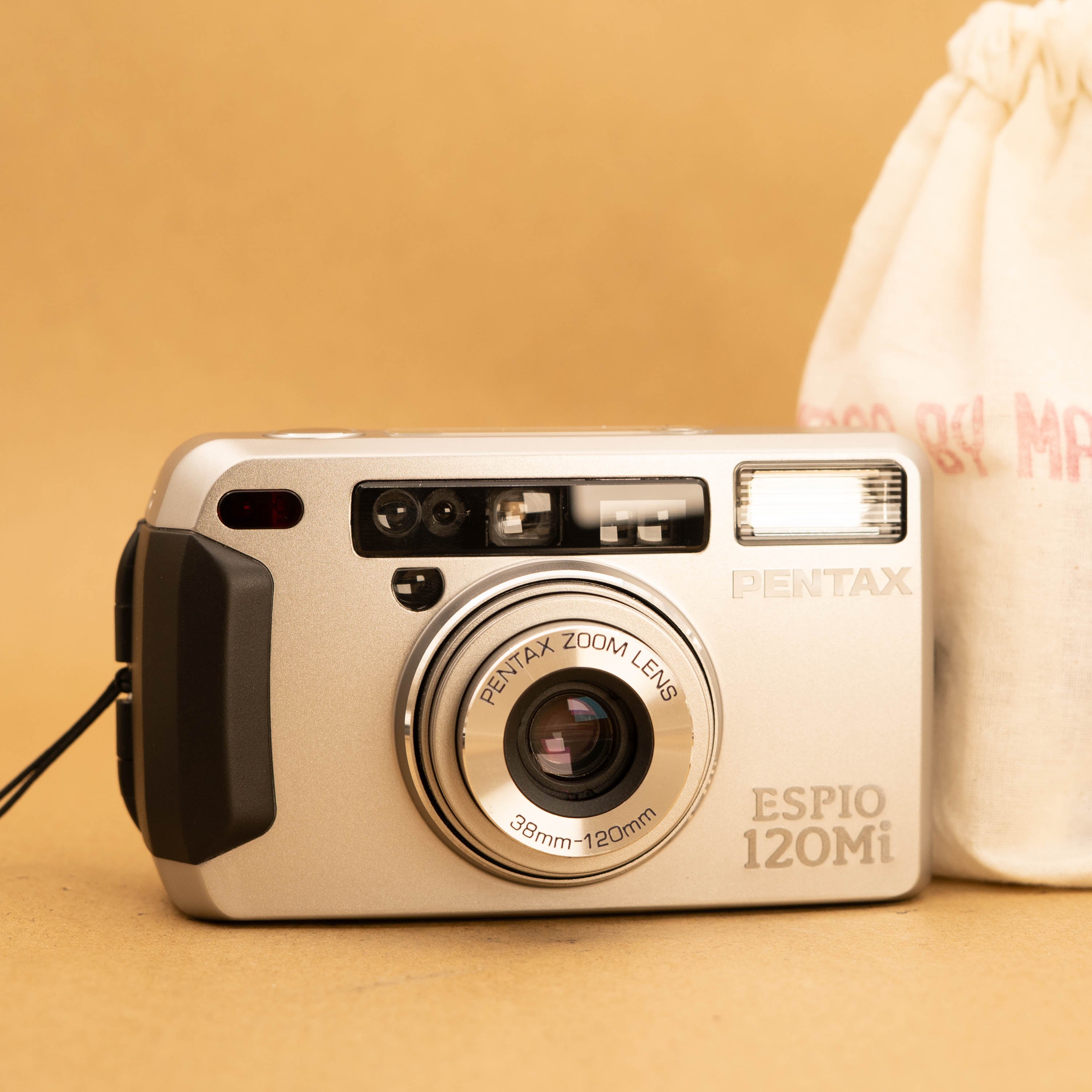 Pentax Espio 120Mi - Compact Beginner Zoom Film Camera with Roll