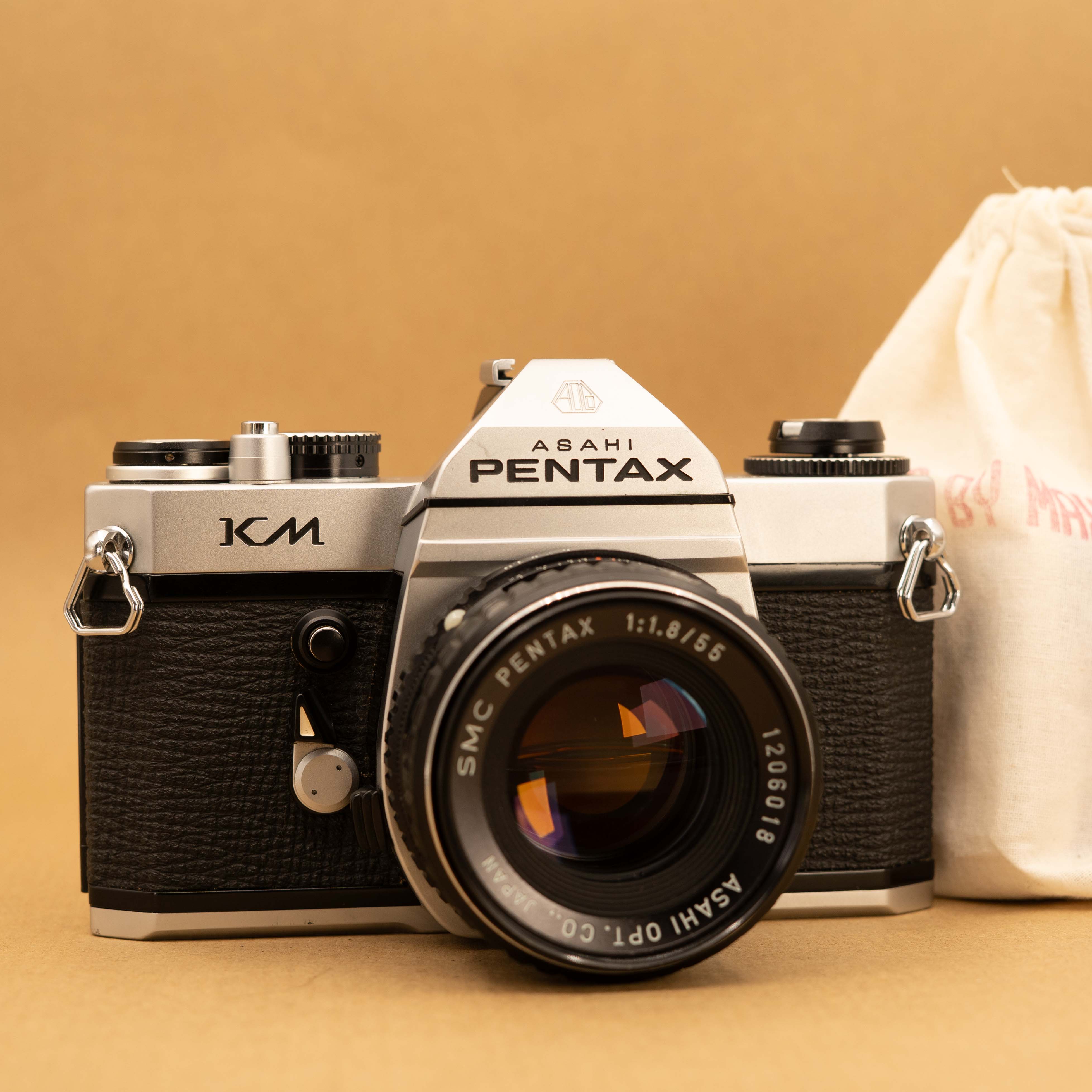 Pentax KM with 50mm Lens Lens Beginner SLR Camera