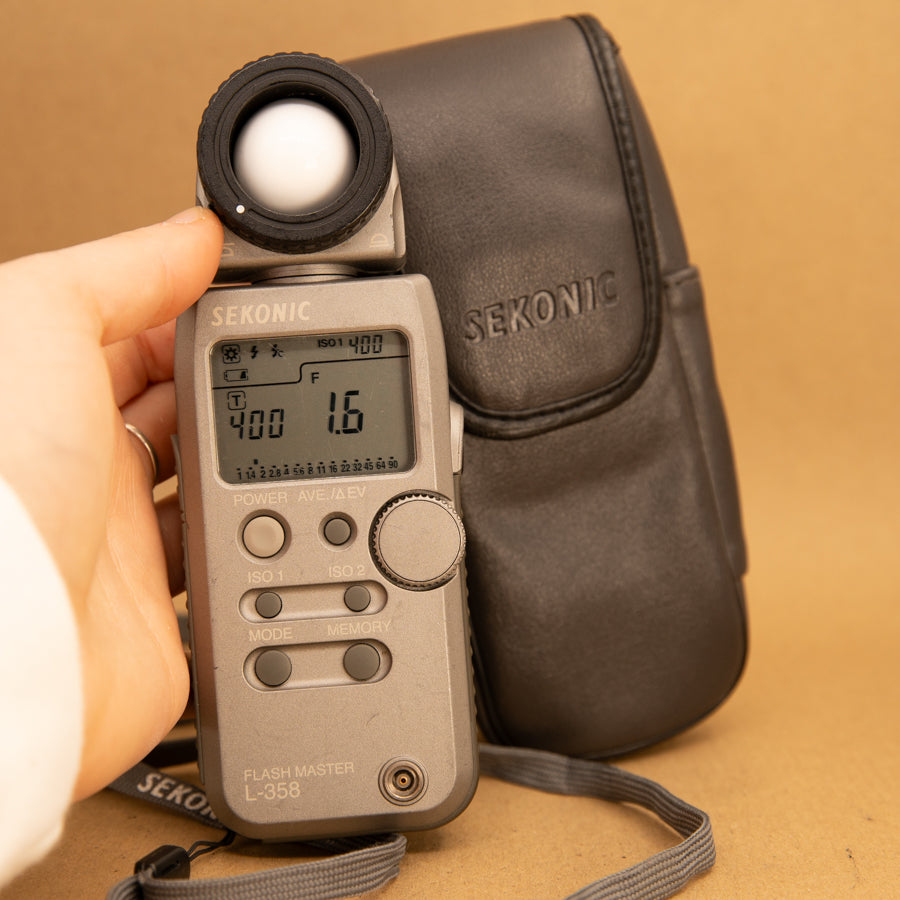 Sekonic Flash Master L-358 External Light Meter for Photography