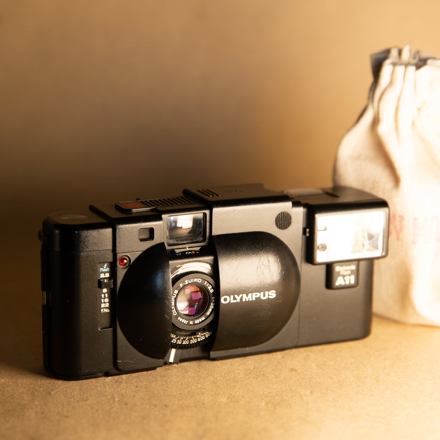 Olympus XA with A11 Flash Compact 35mm Film Camera
