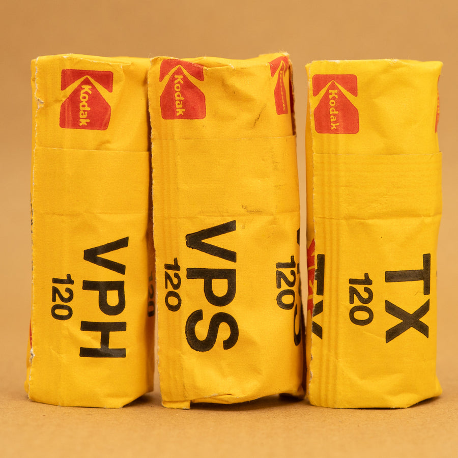3 Rolls of Expired Kodak 120 Film