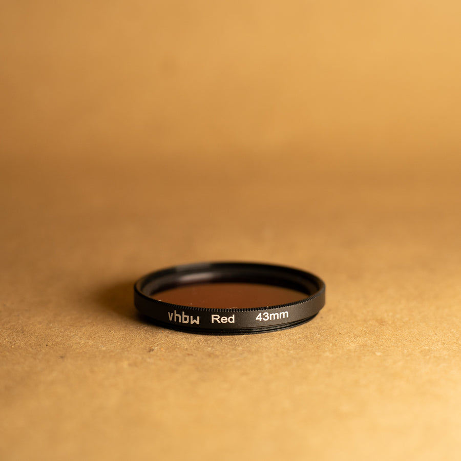 Red Flter 43mm Red Filter for Creative Photography – Cameras By Max Ltd