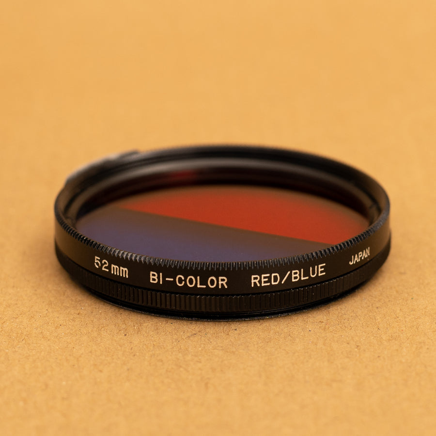 52mm Bi-color Red/Blue Filter