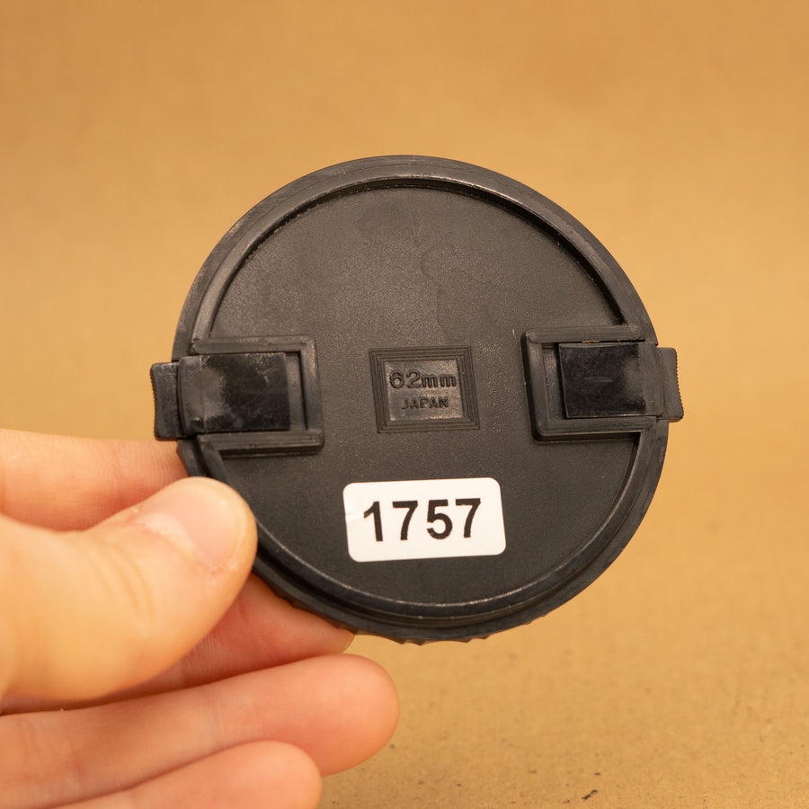 Capuchon d'objectif 62 mm