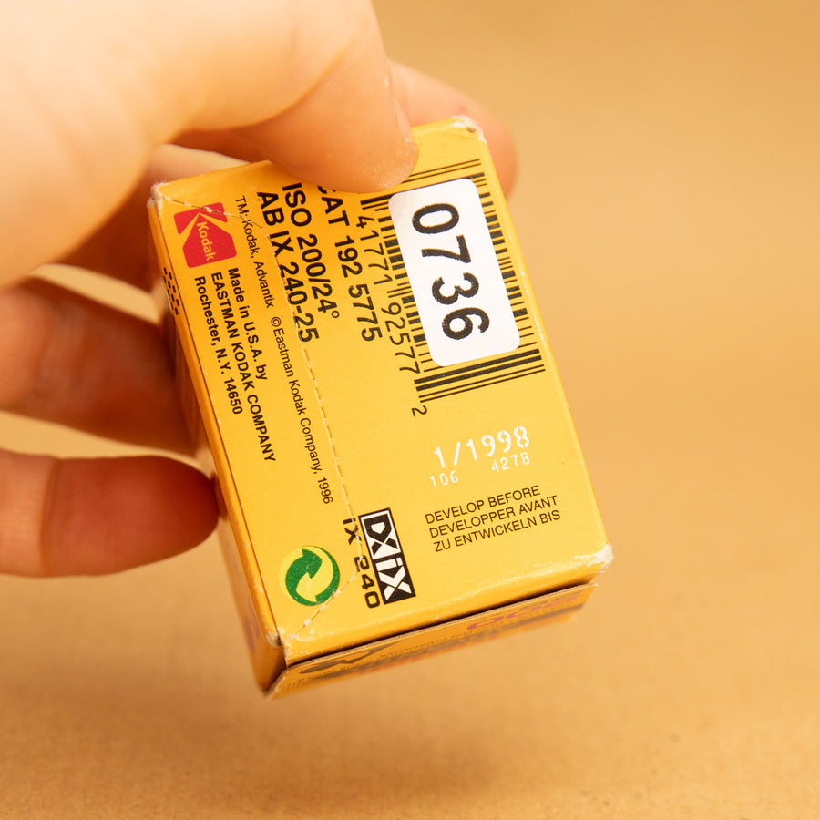 Expired Kodak Advantix 200 APS Film