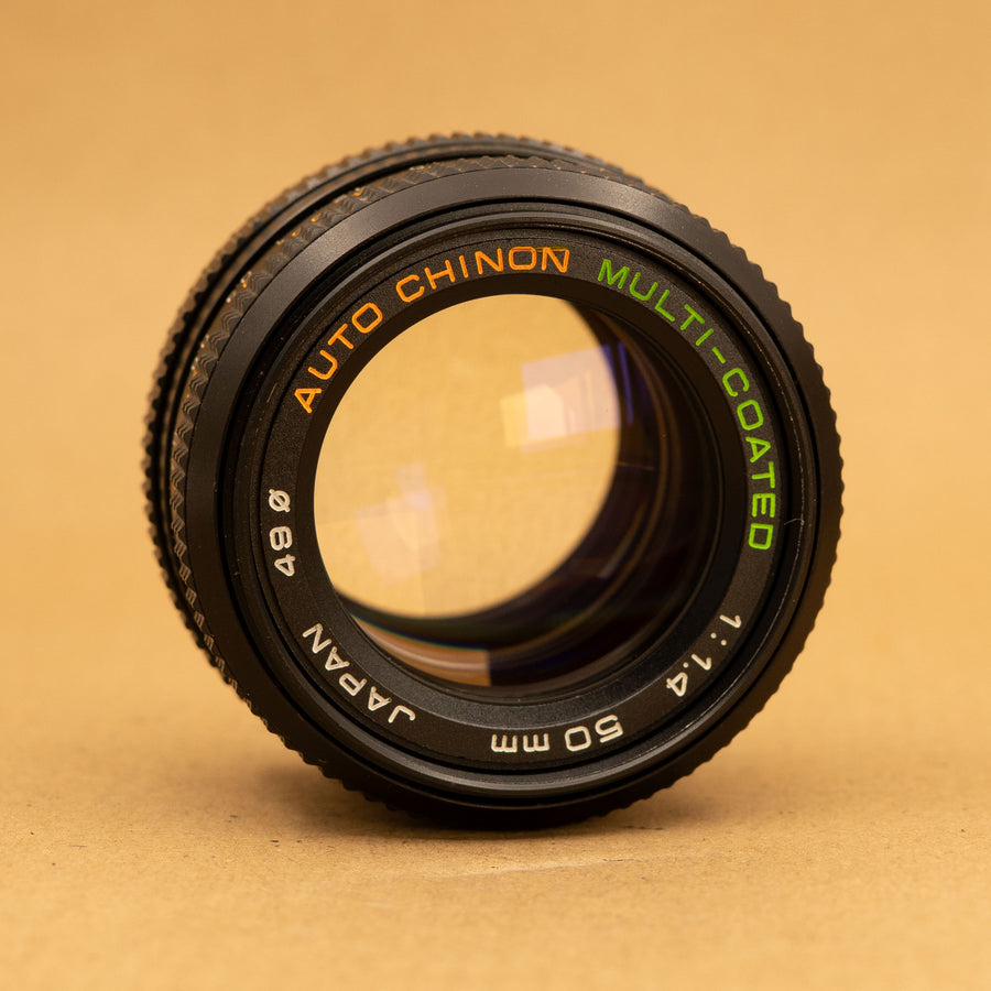 Auto Chinon 50mm f/1.4 Lens for K Mount