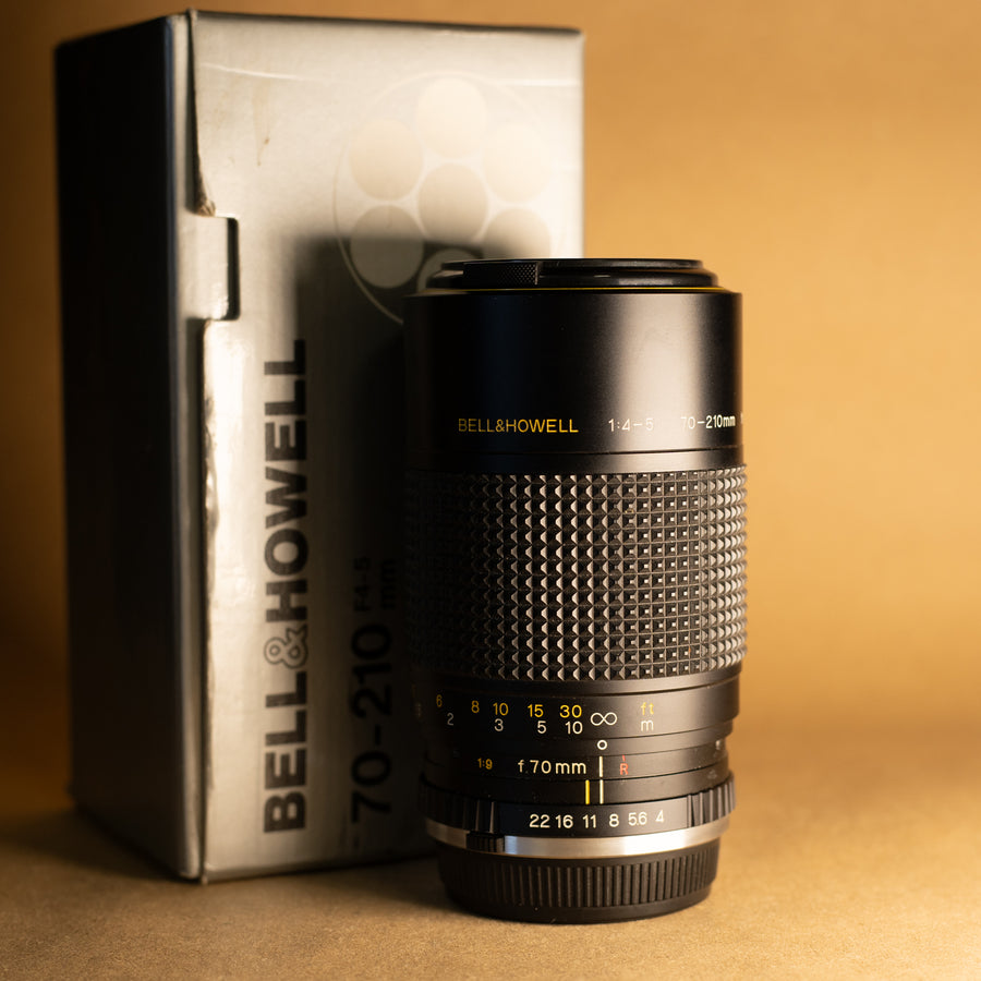 Objectif zoom Bell &amp; Howell Olympus OM 70-210 mm f/4-5