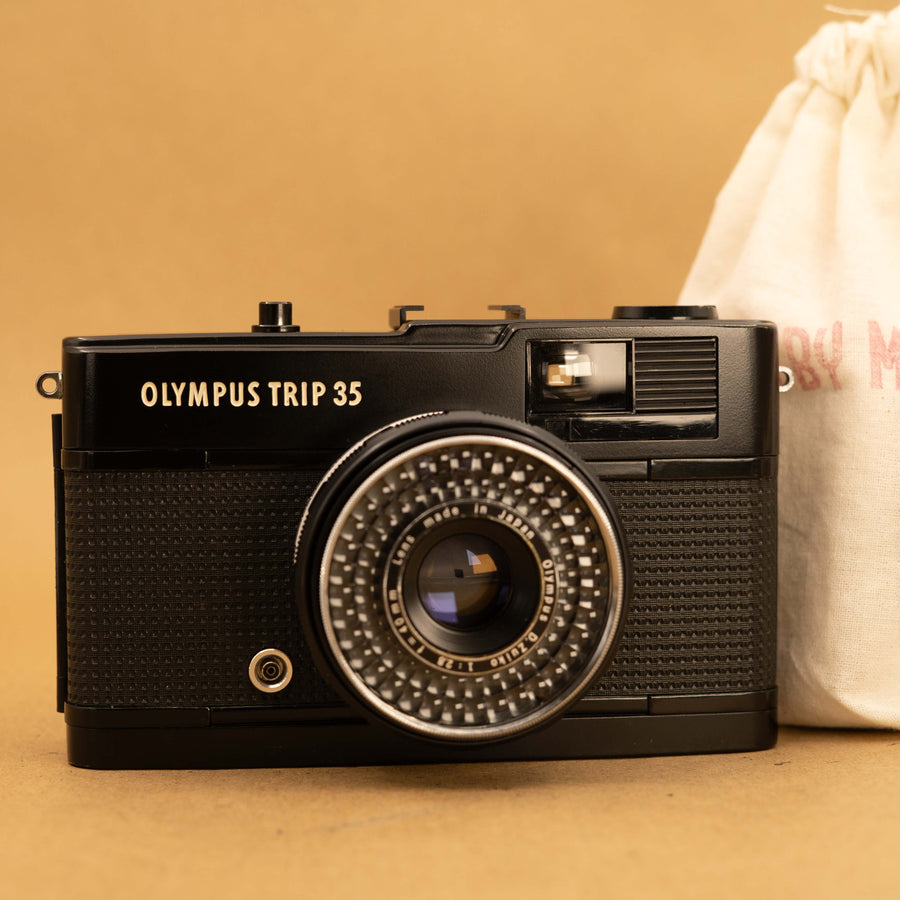 Limited Edition Black Olympus Trip 35 35mm Film Camera – Cameras