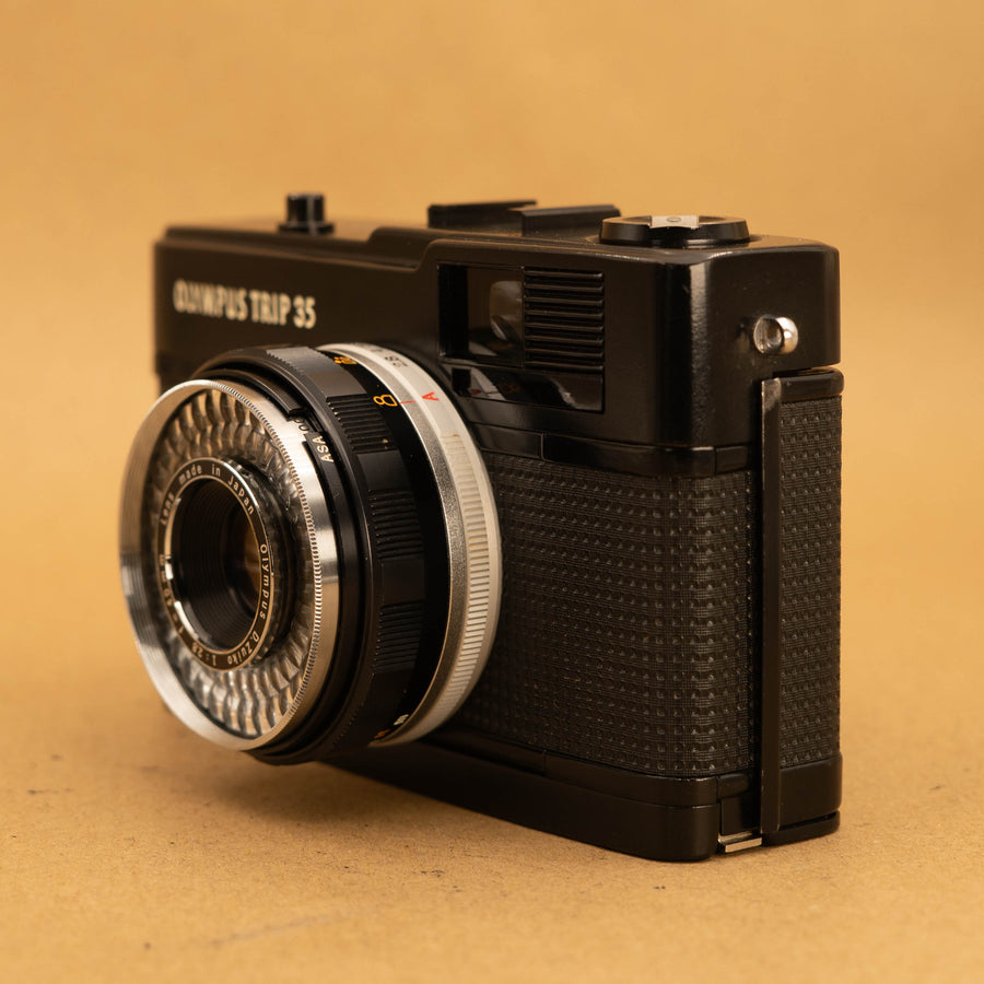 Limited Edition Black Olympus Trip 35 35mm Film Camera – Cameras