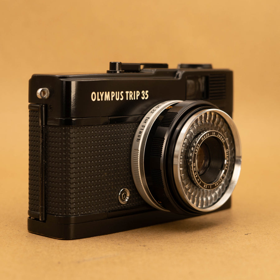 Limited Edition Black Olympus Trip 35 35mm Film Camera – Cameras