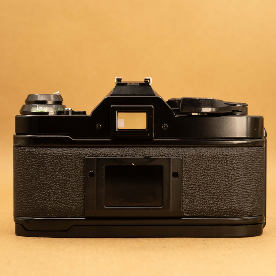 Black Canon AE-1 Program with 50mm f/1.8 Lens 35mm Film Camera