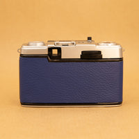 Blue Olympus Pen EE-3 Half-frame 35mm Film Camera - Fully