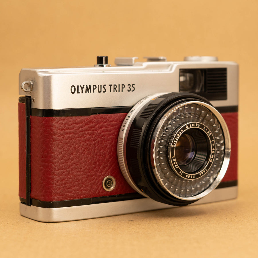 Burgundy Olympus Trip 35