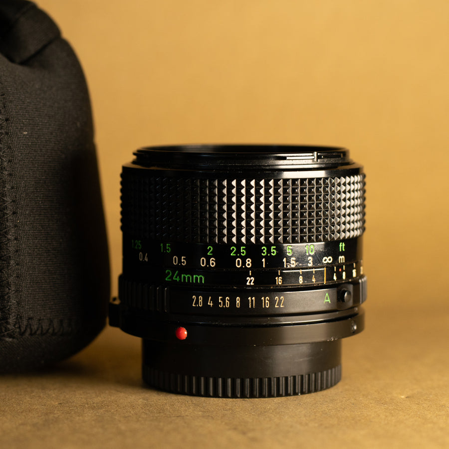 Canon 24mm f/2.8 Lens for Canon FD Mount