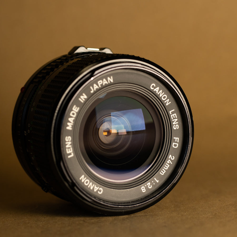 Objectif Canon 24 mm f/2.8 pour monture Canon FD