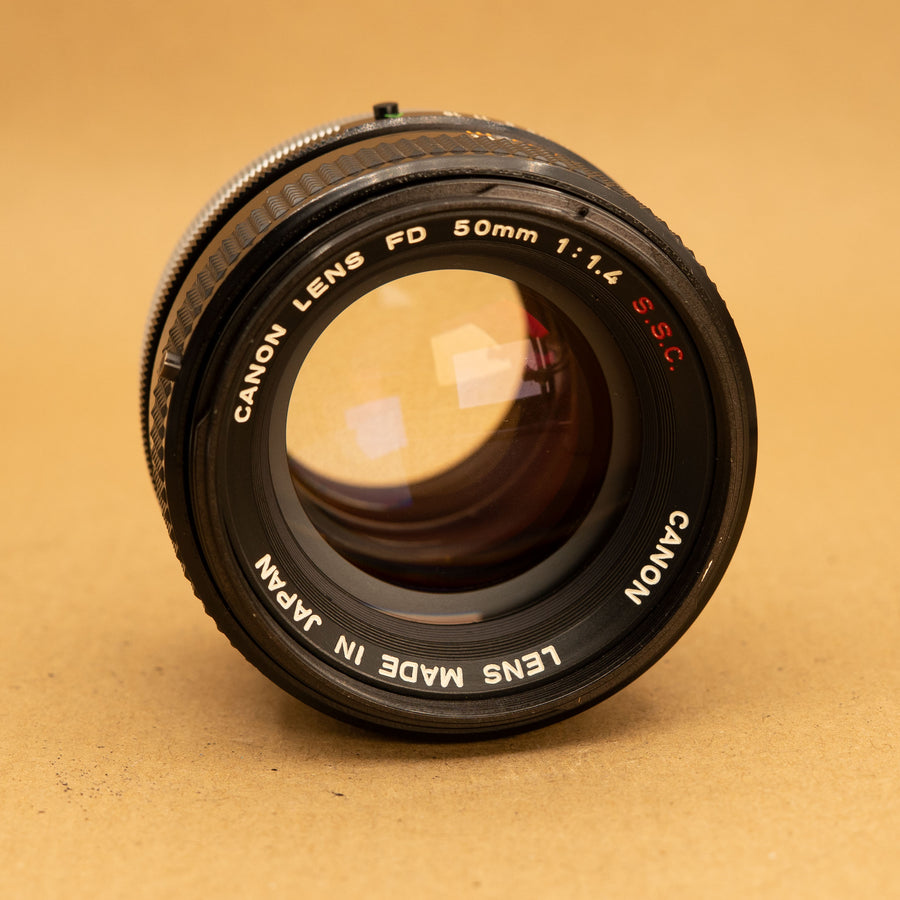 外観特上級】Canon LENS FD 50mm F1.4 S.S.C. #v1144 FD 50mm Canon