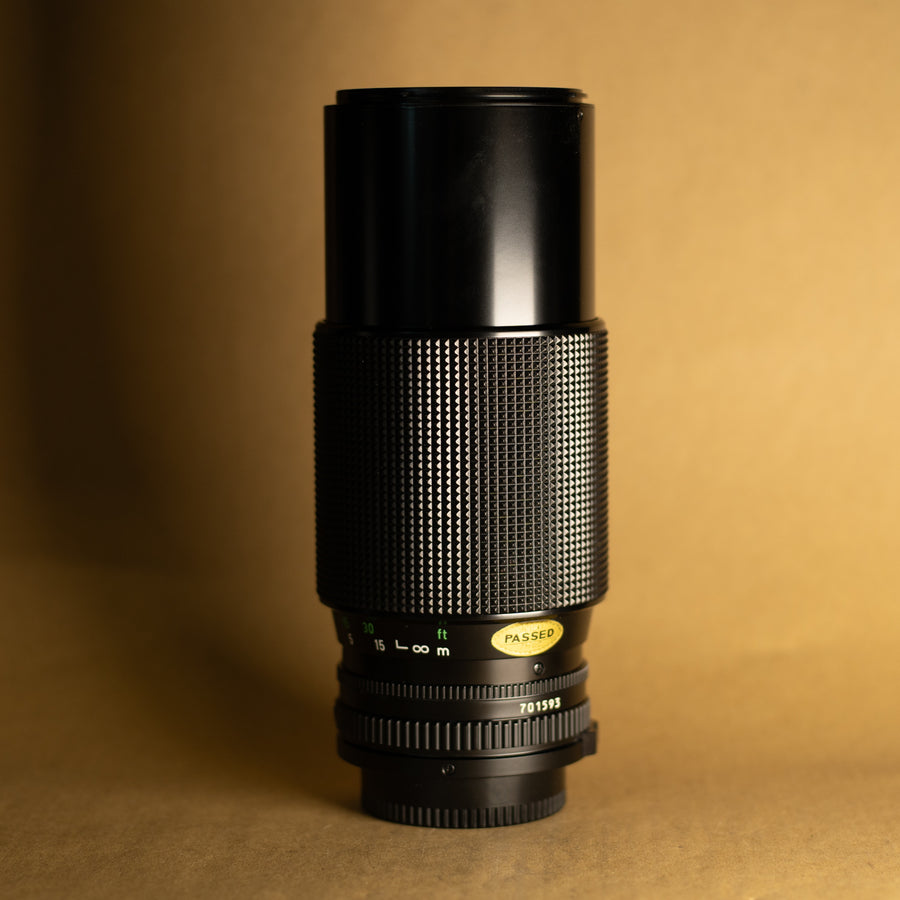 Lente zoom Ozeck 75-200 mm f/4.5 para montura Canon FD