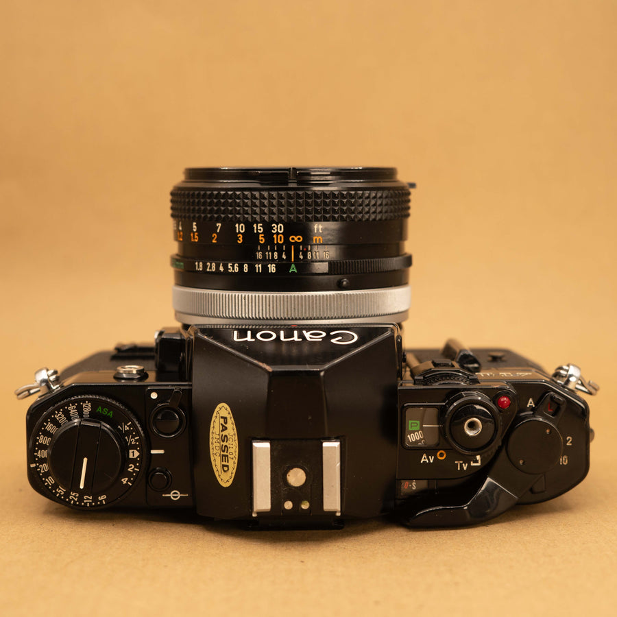 Canon A-1 with 50mm f/1.8 Lens