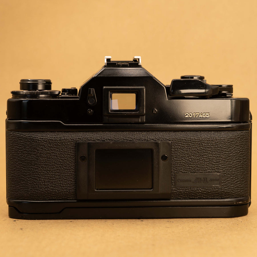 Canon A-1 con lente de 50 mm f/1,8