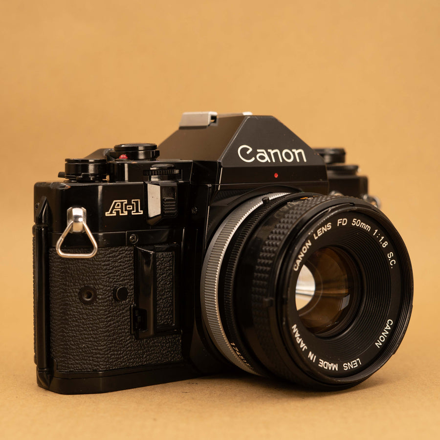 Canon A-1 with 50mm f/1.8 Lens