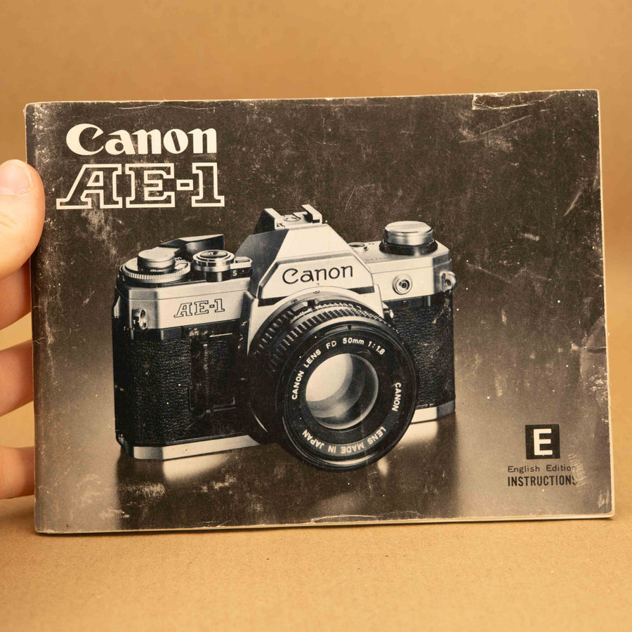 Original Canon AE-1 Instruction Manual