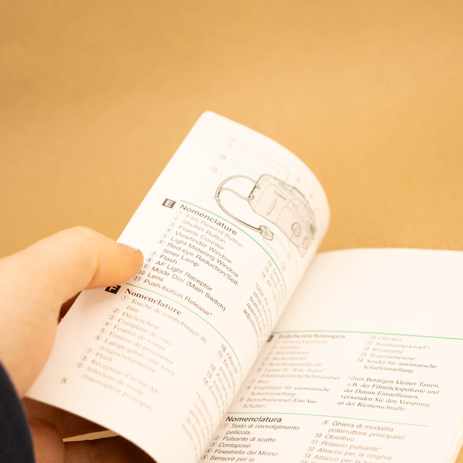 Manuel d'instructions d'origine Canon Sure Shot AF-7