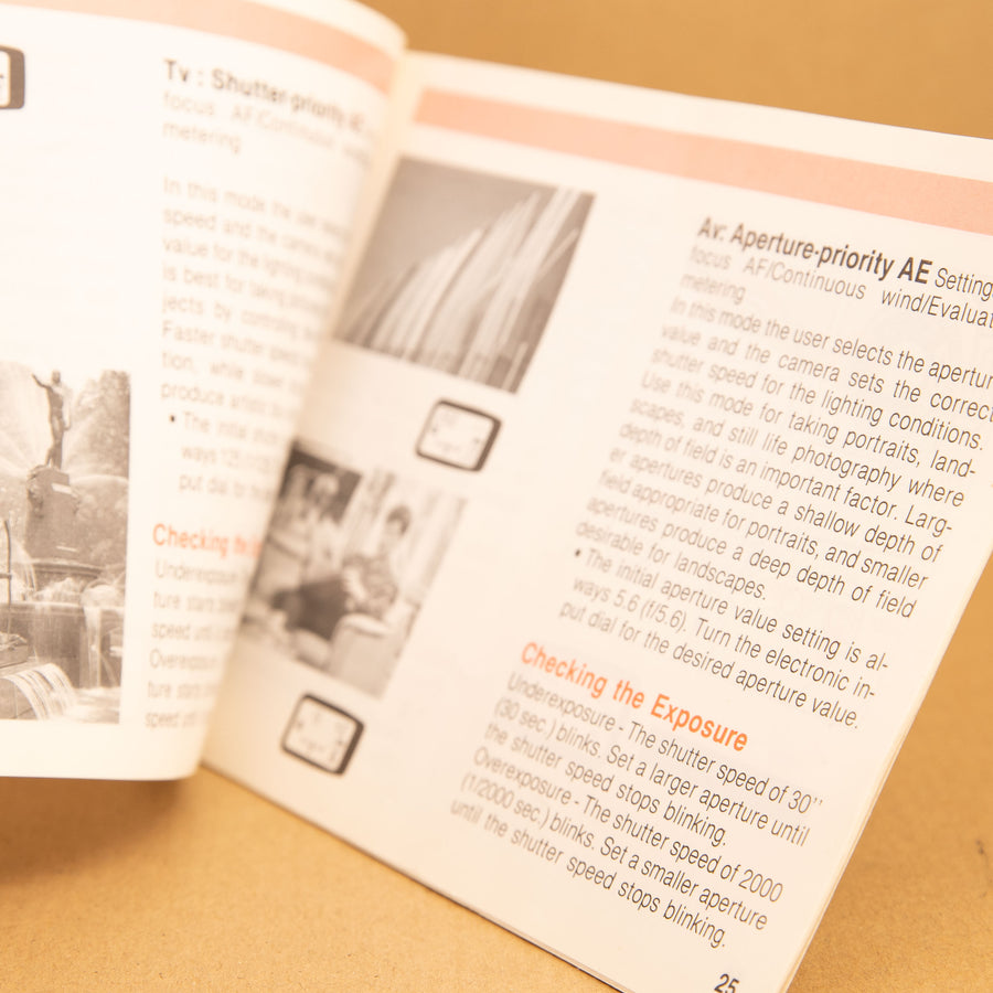 Original Canon EOS 1000N / 1000FN Instruction Manual